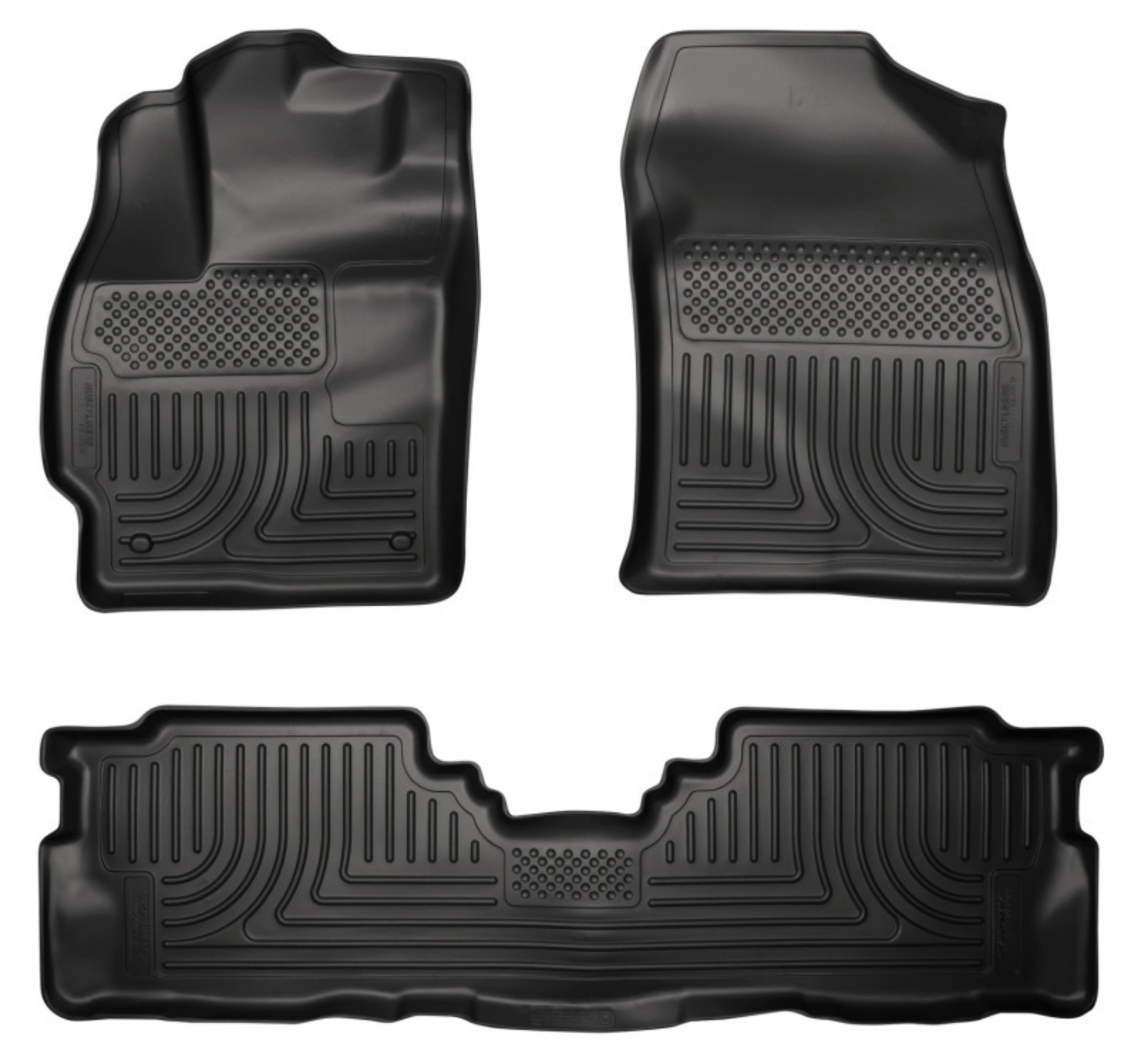 Picture of Husky Liners 2012 Toyota Prius v WeatherBeater Combo Black Floor Liners