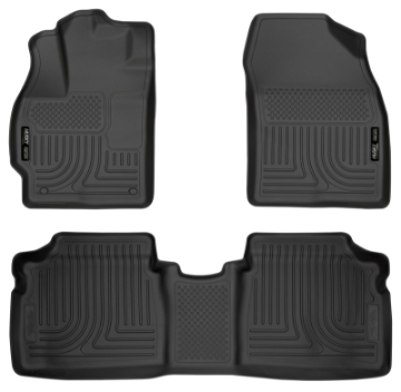 Picture of Husky Liners 10-12 Toyota Prius WeatherBeater Combo Black Floor Liners