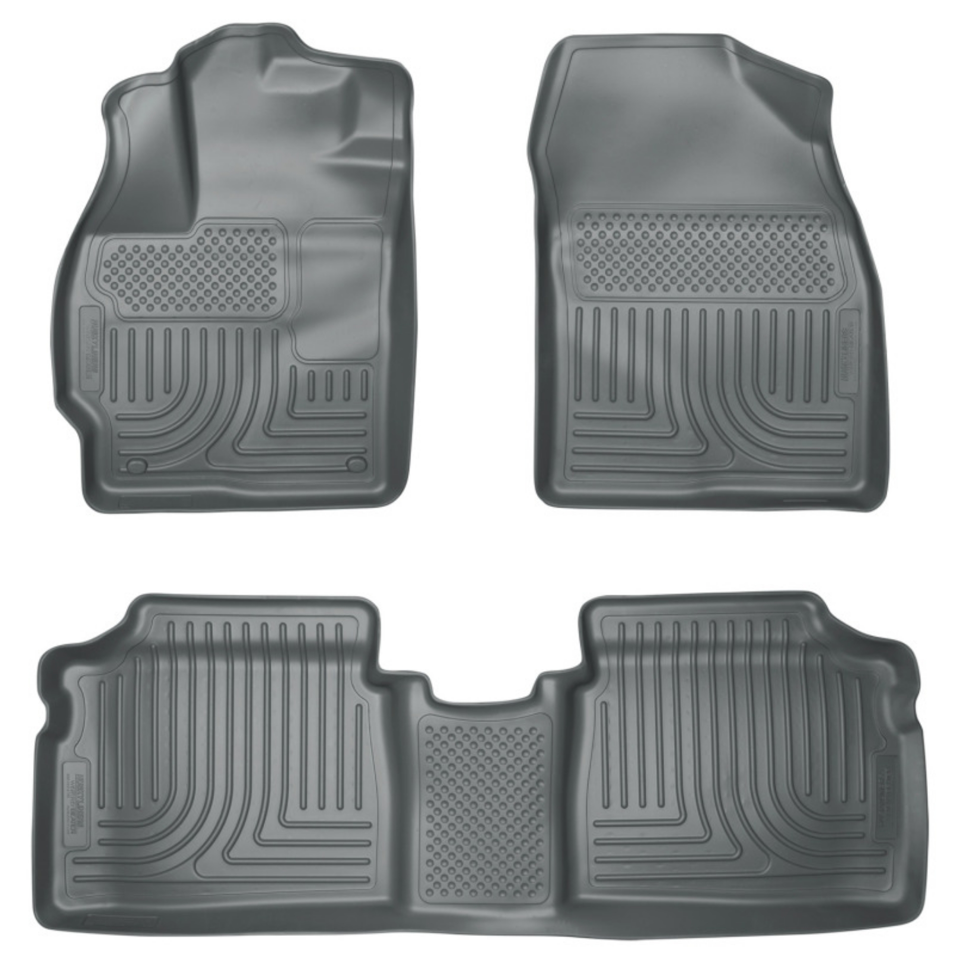Picture of Husky Liners 10-12 Toyota Prius WeatherBeater Combo Gray Floor Liners