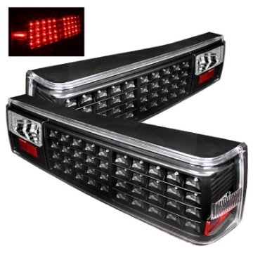 Picture of xTune Ford Mustang 87-93 LED Tail Lights Black ALT-ON-FM87-LED-BK