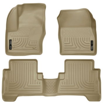 Picture of Husky Liners 2013 Ford Escape WeatherBeater Combo Tan Floor Liners