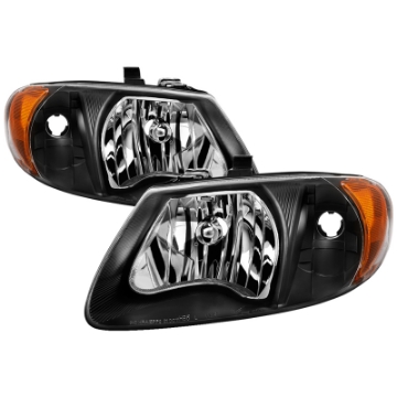 Picture of xTune Chrysler Voyager & Grand Voyager 01-03 Crystal Headlights Black HD-JH-DCA01-AM-BK