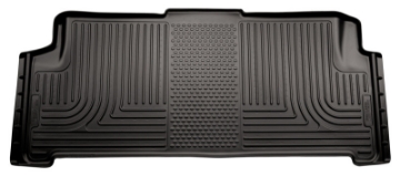 Picture of Husky Liners 08-12 Chrysler Town Country-Dodge Grand Caravan WeatherBeater 2nd Row Black Floor Liner