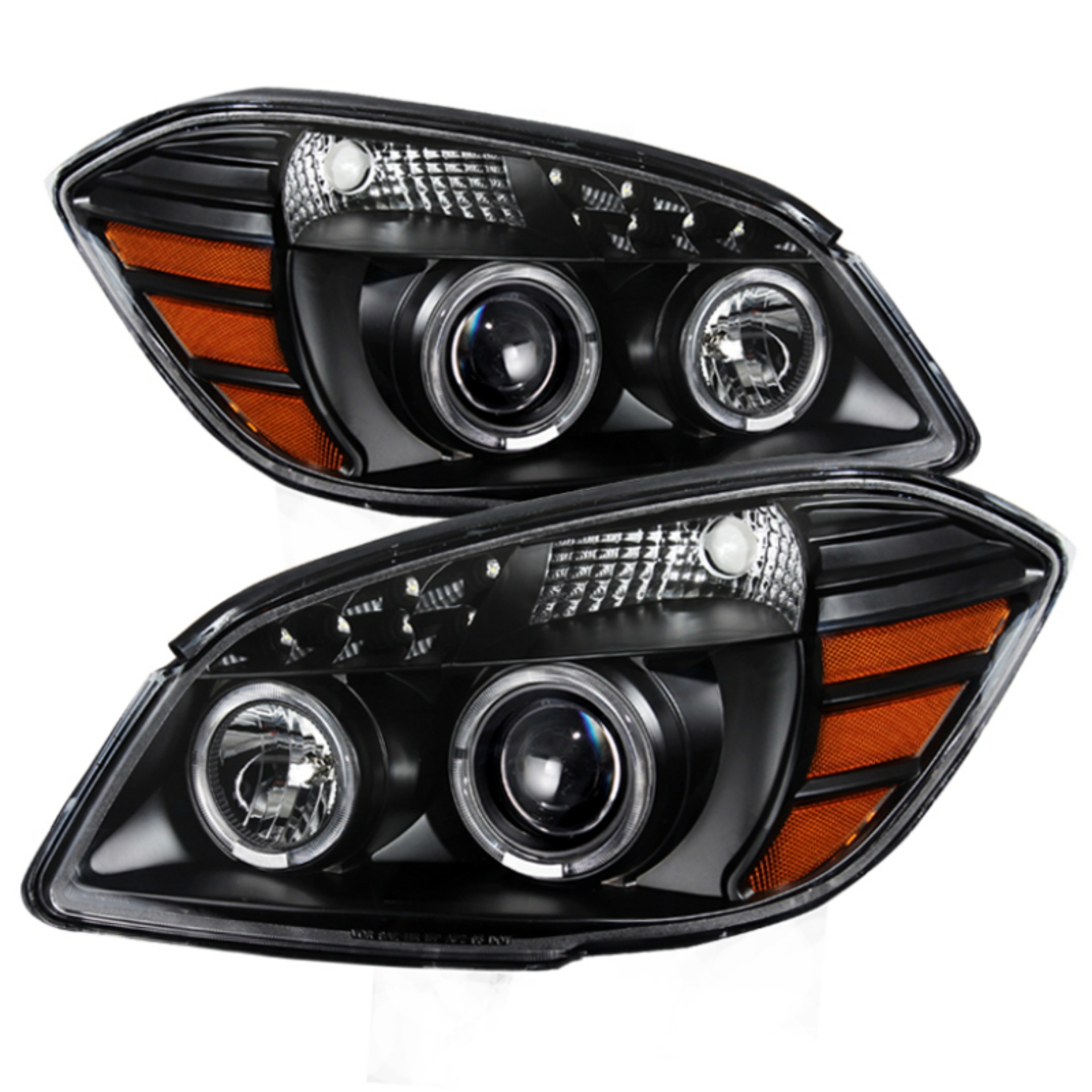 Picture of xTune Chevy Cobalt 05-10 Halo Projector Headlights Black PRO-JH-CCOB05-LED-BK
