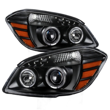 Picture of xTune Chevy Cobalt 05-10 Halo Projector Headlights Black PRO-JH-CCOB05-LED-BK
