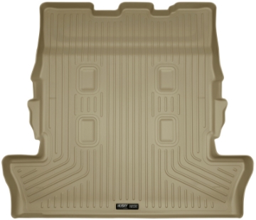 Picture of Husky Liners 08-11 Lexus LX570 Weatherbeater Tan Rear Cargo Liner Folded 3rd Row