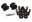 Picture of Energy Suspension Ford F100-150-250-350 Black Front & Rear 1-1-8in Sway Bar Bushing Sets