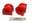 Picture of Energy Suspension 00-09 Honda S2000 Red 25-4mm Rear Sway Bar Bushing Set