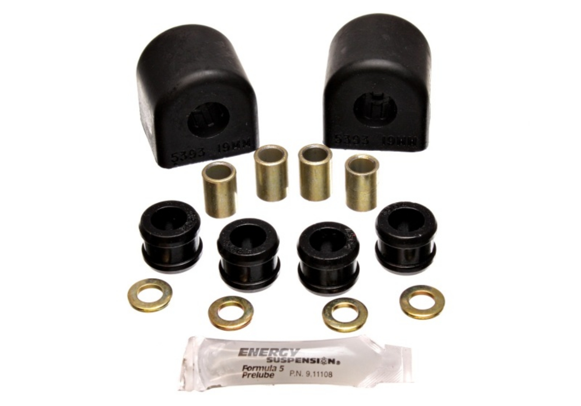 Picture of Energy Suspension 84-96 Chevy Corvette Black Reuse OE 19mm OD Rear Sway Bar Brackets