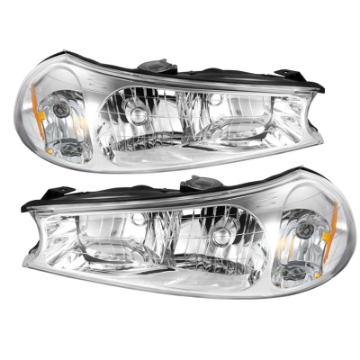 Picture of xTune Ford Contour 98-00 Crystal Headlights Chrome HD-JH-FCON98-C