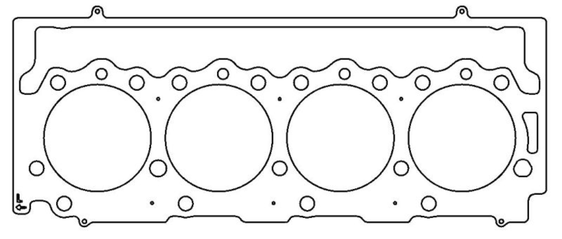 Picture of Cometic 91-95 GM 6-5L Diesel 4-100 inch Bore -045 inch MLS LHS Head Gasket