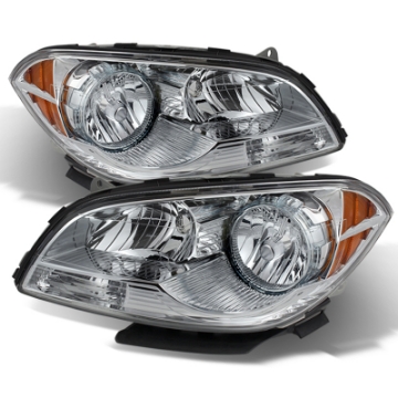 Picture of xTune Chevy Malibu 2008-2012 Crystal Headlights Chrome HD-JH-CMA08-AM-C