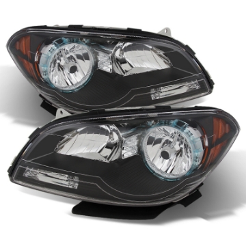 Picture of xTune Chevy Malibu 2008-2012 Crystal Headlights Black HD-JH-CMA08-AM-BK