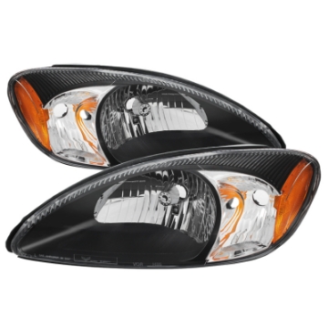 Picture of xTune Ford Taurus 2000-2007 Crystal Headlights Black HD-JH-FTA00-AM-BK