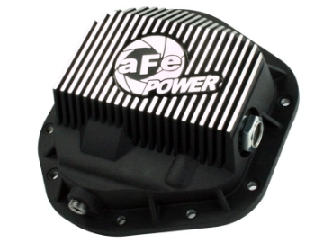 Picture of aFe Power Front Differential Cover 5-94-12 Ford Diesel Trucks V8 7-3-6-0-6-4-6-7L td Machined Fins