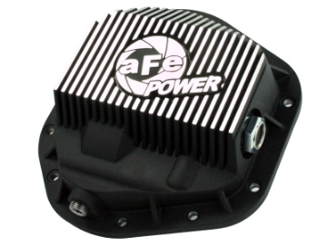 Picture of aFe Power Front Differential Cover 5-94-12 Ford Diesel Trucks V8 7-3-6-0-6-4-6-7L td Machined Fins