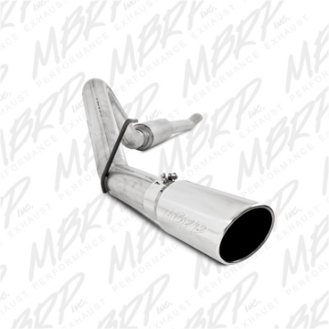Picture of MBRP 11-13 Ford F-250-350-450 6-2L V8 Gas 4in Cat Back Single Side Alum Exhaust System