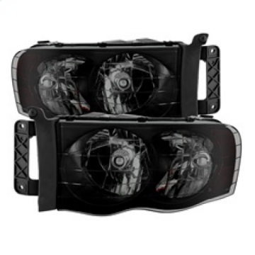 Picture of xTune Dodge Ram 1500 02-05 Amber Crystal Headlights HD-JH-DR02-AM-BSM