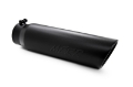 Picture of MBRP Universal 5in OD Angled Rolled End 4in Inlet 18in Length Black Finish Exhaust Tip