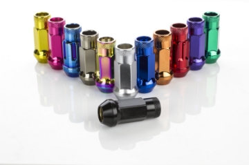 Picture of Wheel Mate Muteki SR48 Open End Lug Nuts - Orange 12x1-25 48mm **SPECIAL ORDER - MIN ORDER 60 SETS**