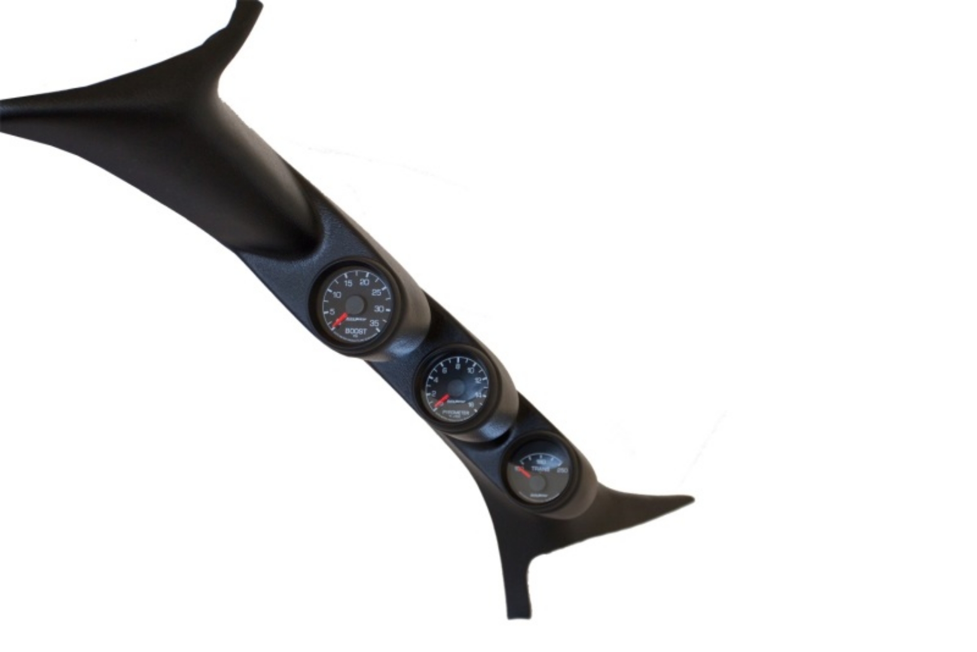 Picture of Autometer 99-07 Ford Powerstroke-SD Black Triple Pillar Gauge Kit
