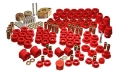 Picture of Energy Suspension 07-11 Jeep JK 4dr Red Hyper-Flex Master Bushing Set