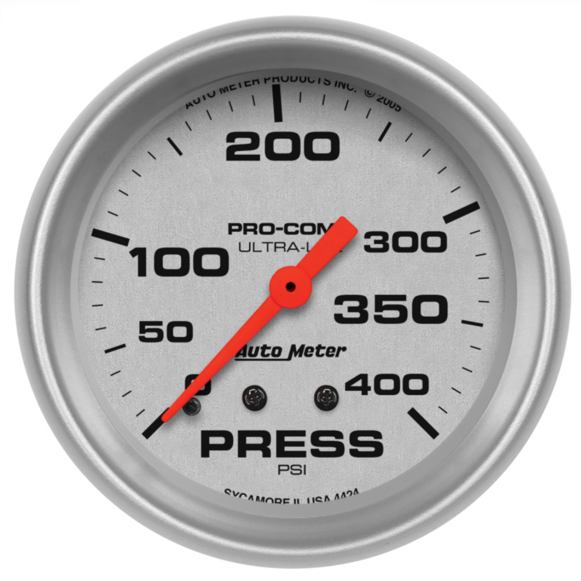 Picture of Autometer Ultra-Lite 66-7mm Mechanical 0-400 PSI Pressure Gauge