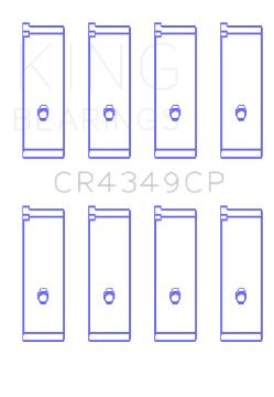 Picture of King Engine Bearings Toyota Scion XA-XB 1NZFE Size 0-25 Tri-Metal Copper Lead Rod Bearing Set