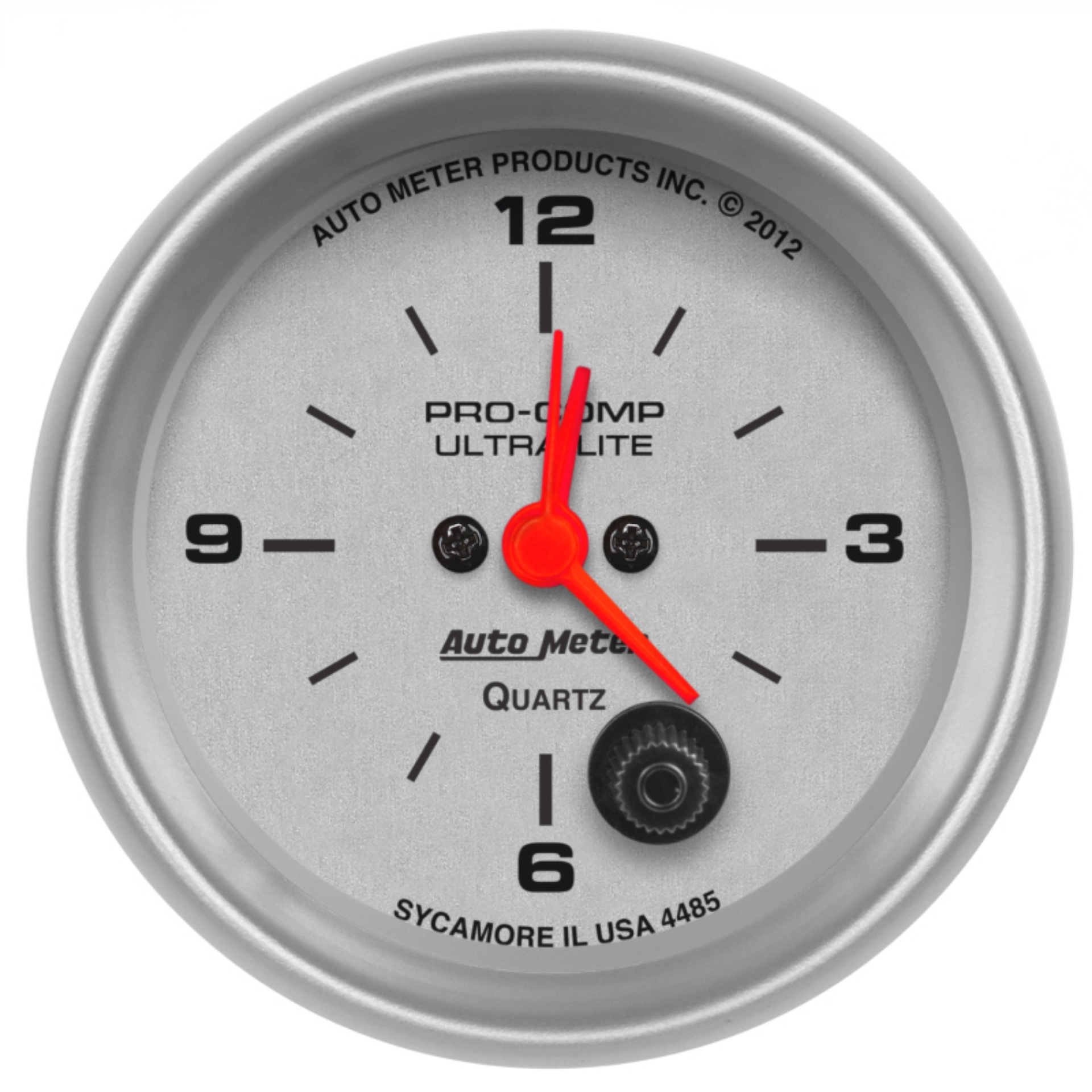 Picture of Autometer Ultra-Lite 66-7mm 12V Short Sweep Electronic Clock
