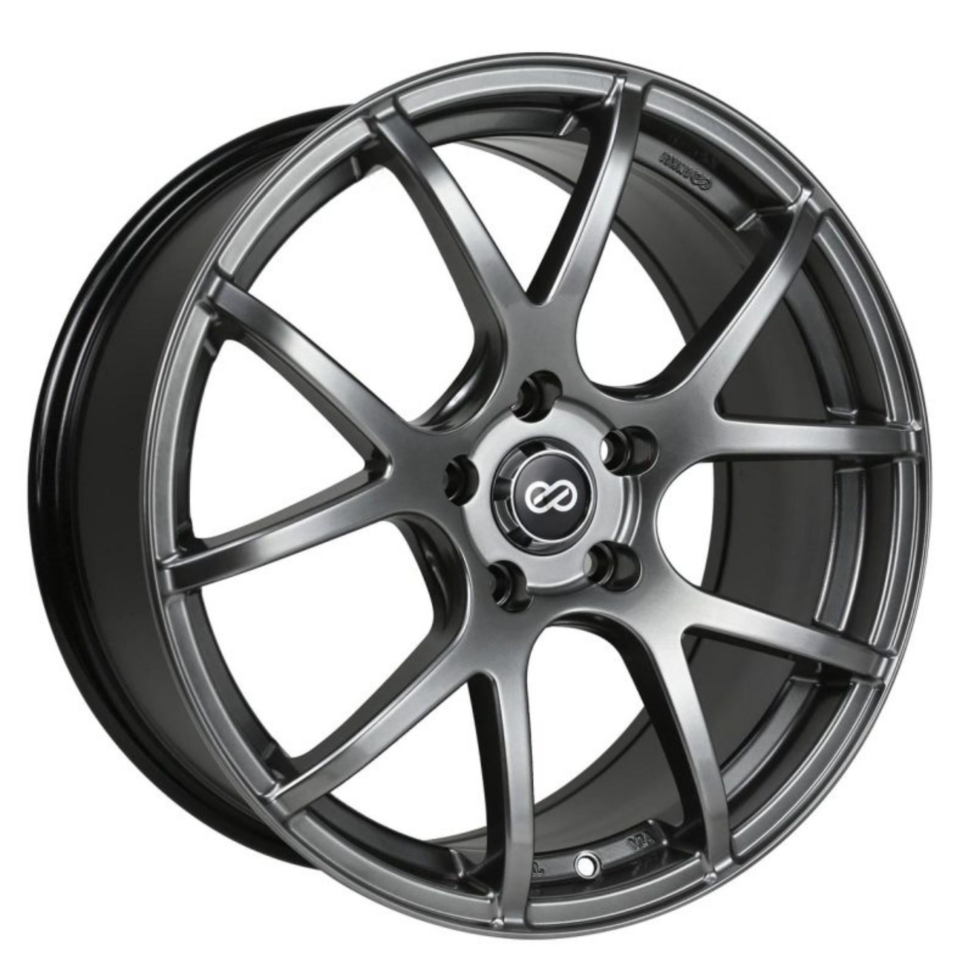Picture of Enkei M52 18x8 32mm Offset 5x120 Bolt Pattern 72-6mm Bore Dia Hyper Black Wheel