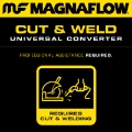 Picture of MagnaFlow Conv Univ 2-25in Inlet-Outlet Center-Center Round