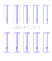 Picture of King Ford-Kia-Mazda DOHC 16 Valve-SOHC 8 Valve-SOHC 16 Valve Size +0-25 Main Bearing Set