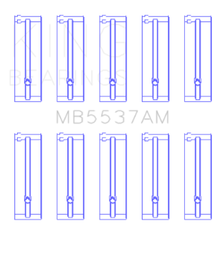 Picture of King Ford-Kia-Mazda DOHC 16 Valve-SOHC 8 Valve-SOHC 16 Valve Size +0-5 Main Bearing Set