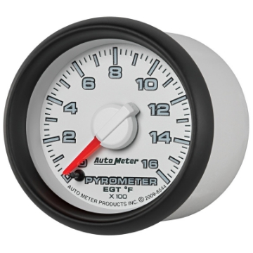 Picture of Autometer Factory Match 52-4mm Full Sweep Electronic 0-1600 Deg F EGT-Pyrometer Gauge