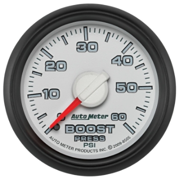 Picture of Autometer Factory Match 52-4mm Mechanical 0-60 PSI Boost Gauge