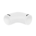 Picture of Mishimoto 2-5in- 90-Degree Coupler White