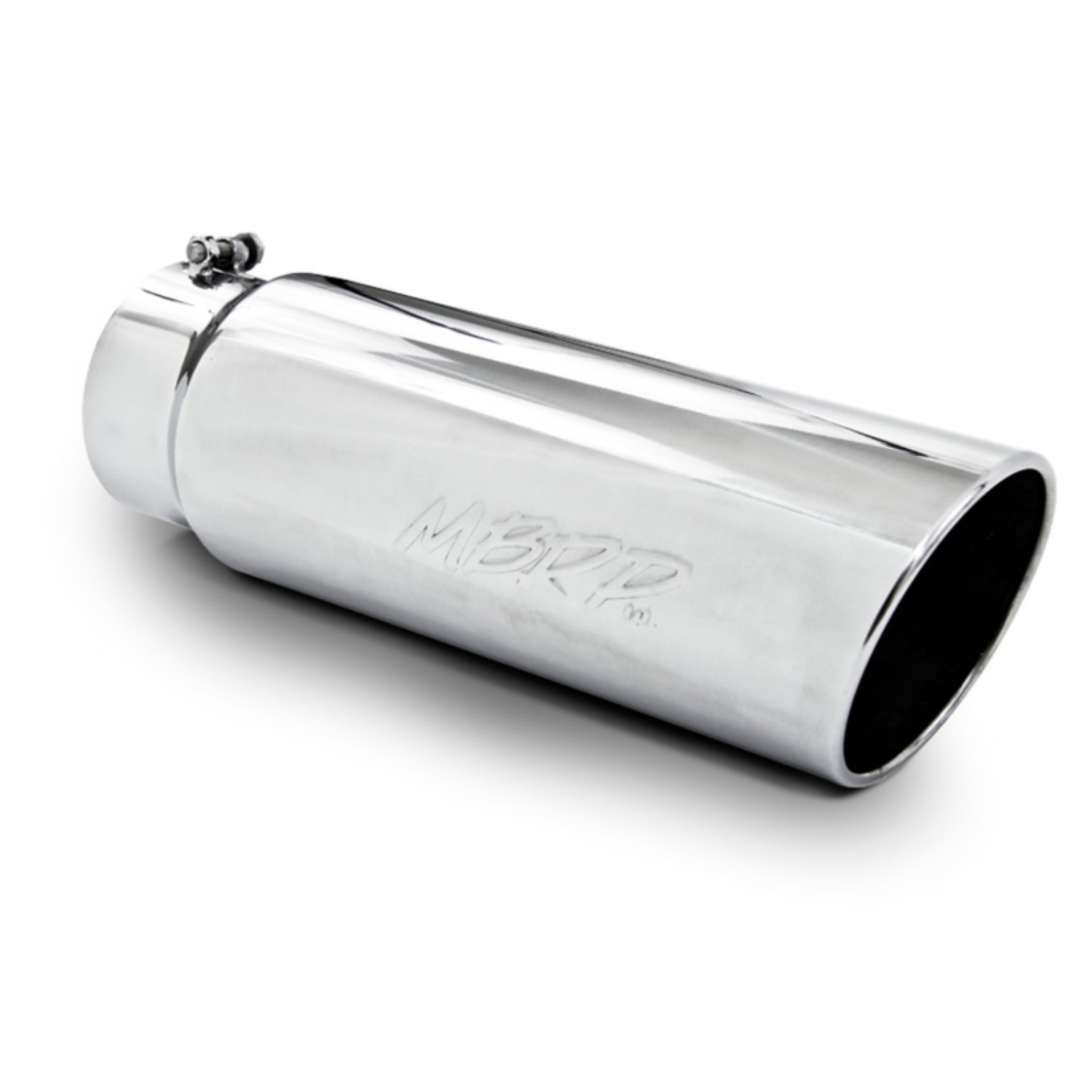 Picture of MBRP Universal Tip 6in OD Angled Rolled End 5in Inlet 18in Length T304 Exhaust