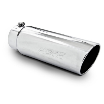 Picture of MBRP Universal Tip 6in OD Angled Rolled End 5in Inlet 18in Length T304 Exhaust