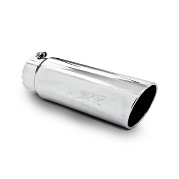 Picture of MBRP Universal Tip 6in OD Angled Rolled End 5in Inlet 18in Length T304 Exhaust