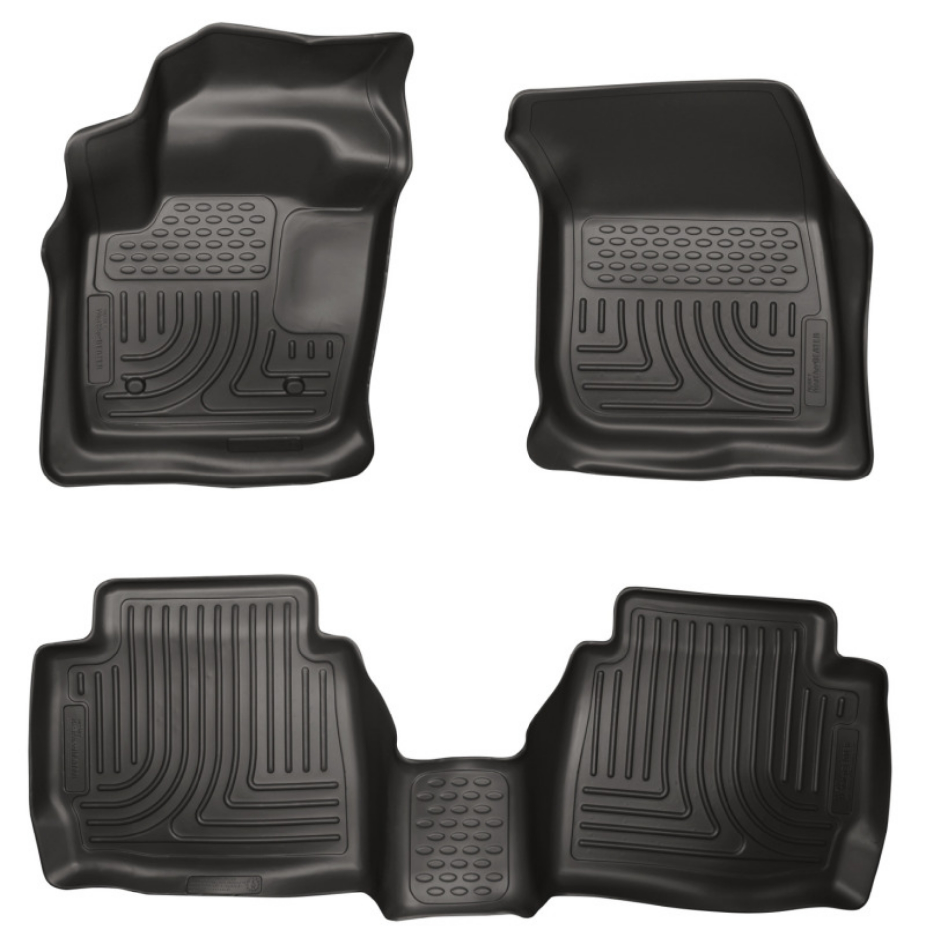 Picture of Husky Liners 13-16 Ford Fusion WeatherBeater Combo Black Floor Liners