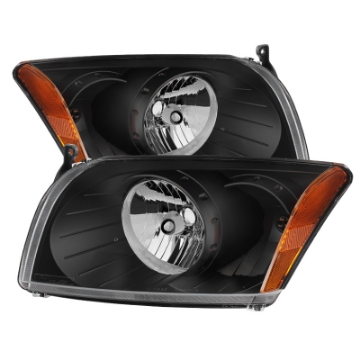Picture of xTune Dodge Caliber 07-12 Crystal Headlights -Black HD-JH-DCAL07-AM-BK