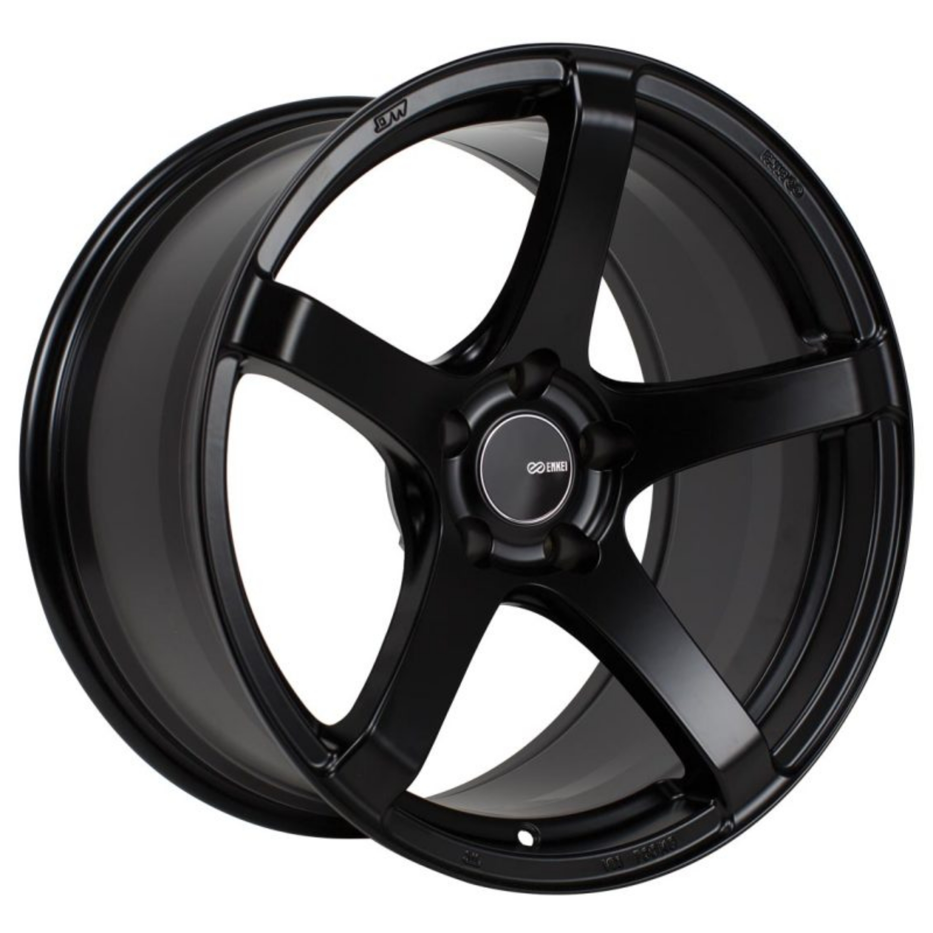 Picture of Enkei Kojin 18x9-5 45mm Offset 5x100 Bolt Pattern 72-6mm Bore Dia Matte Black Wheel