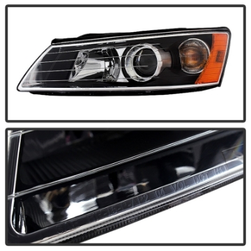 Picture of Xtune Hyndai Sonata 2006-2008 OEM Style Headlights Black HD-JH-HYSON06-BK