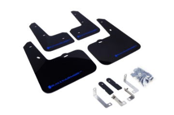 Picture of Rally Armor 12-18 Hyundai Veloster Black UR Mud Flap w- Blue Logo