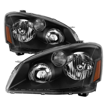 Picture of xTune Nissan Altima 05-06 Halogen Model Only OEM Style Black Bezel Headlights HD-JH-NA05-AM-BK