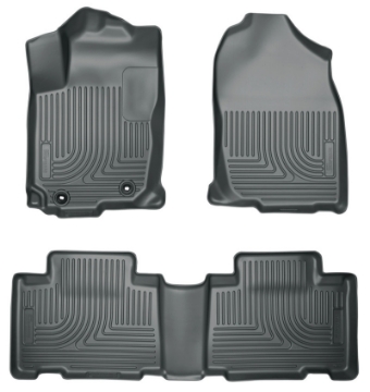 Picture of Husky Liners 2013 Honda Accord WeatherBeater Black Front & 2nd Seat Floor Liners 4-Door Sedan Only