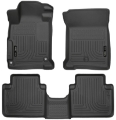 Picture of Husky Liners 2013 Honda Accord WeatherBeater Black Front & 2nd Seat Floor Liners 4-Door Sedan Only