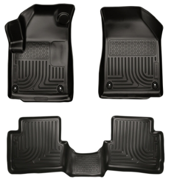 Picture of Husky Liners 2013 Dodge Dart WeatherBeater Black Front & 2nd Seat Floor Liners
