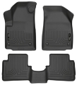 Picture of Husky Liners 2013 Dodge Dart WeatherBeater Black Front & 2nd Seat Floor Liners
