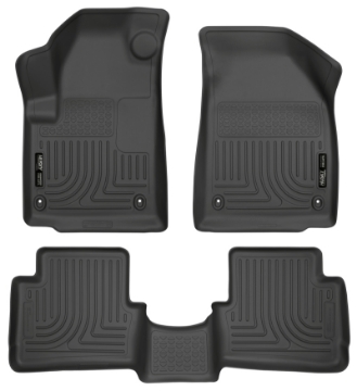 Picture of Husky Liners 2013 Dodge Dart WeatherBeater Black Front & 2nd Seat Floor Liners